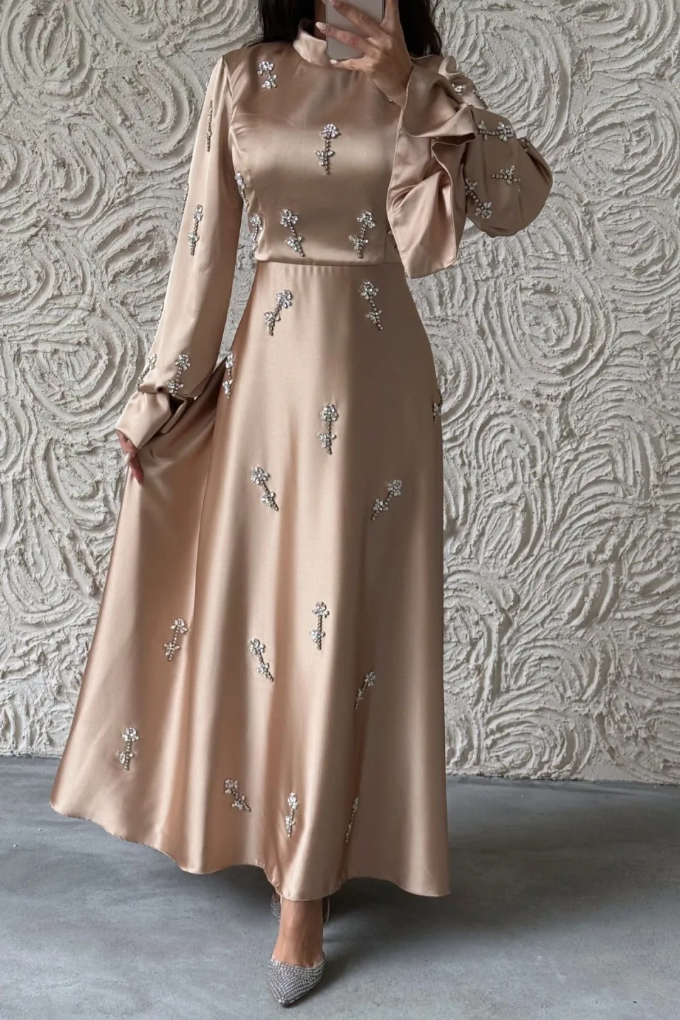 evening dress,modestfashion,modest,dress,robe de soirée